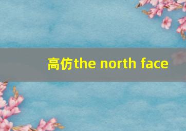 高仿the north face